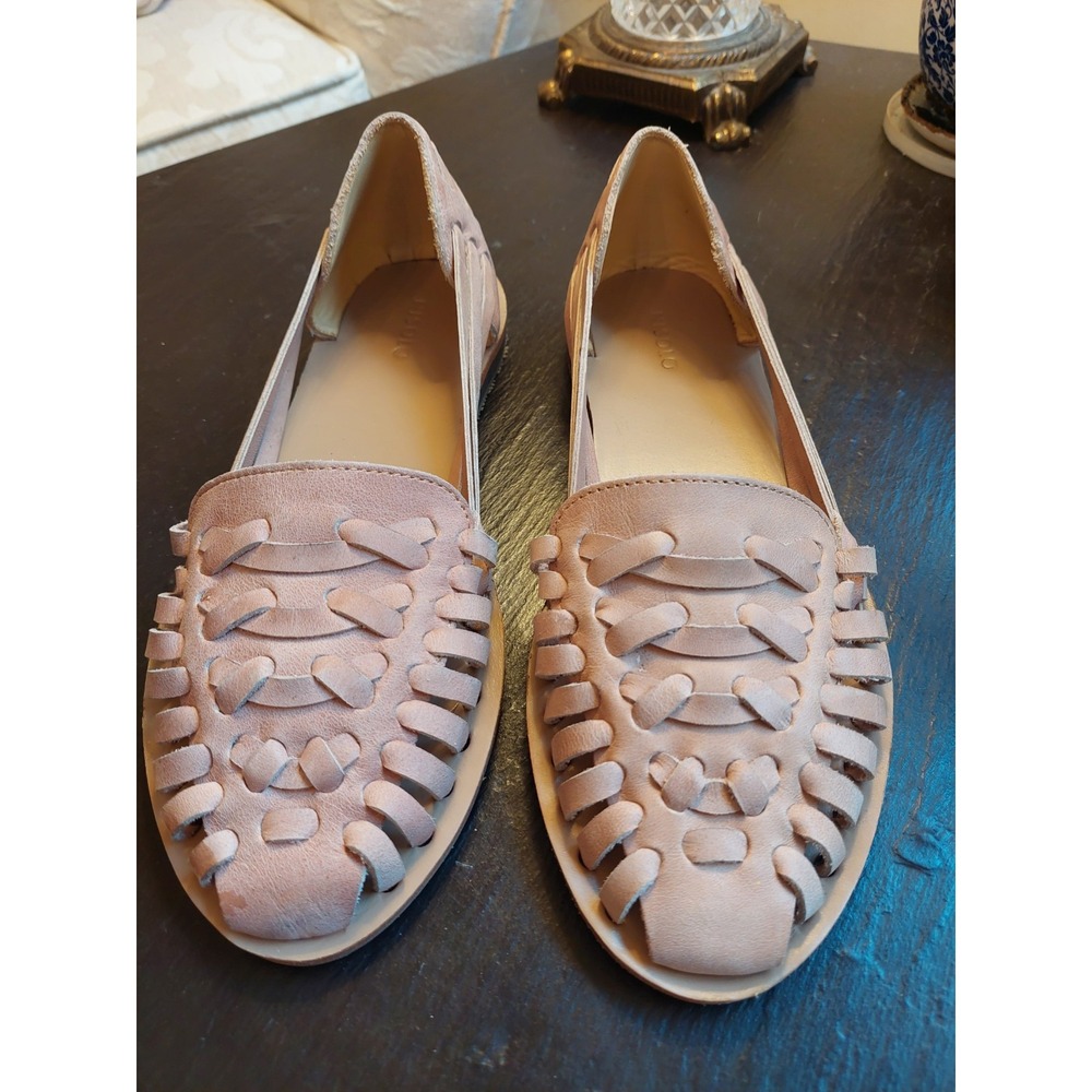 Nisolo Wmns Desert Rose Leather Huarache Strappy Flat Sandal Size 7.5M NEW! $138 - Picture 3 of 12